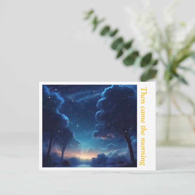 CARTÃO POSTAL MOTIVACIONAL (Em pé/Frente)