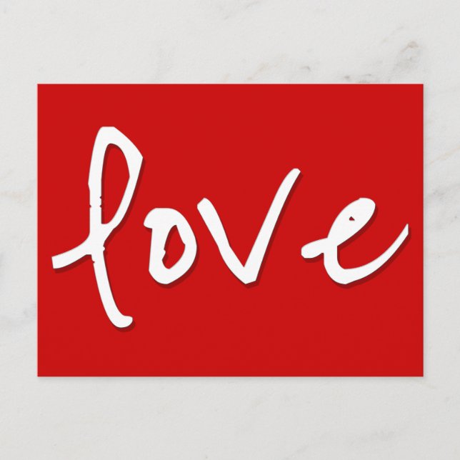 Cartão postal motivado pelo amor (Frente)