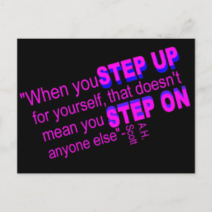 Cartão Postal Motivador, Cartão-postal Pensador de Encaminhament