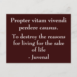 Cartão Postal Motivos De Vida