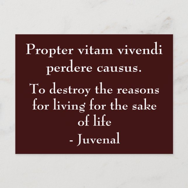 Cartão Postal Motivos De Vida (Frente)