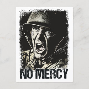 Cartão Postal Moto do Guerreiro Trabalho de arte do Estilo Vinta