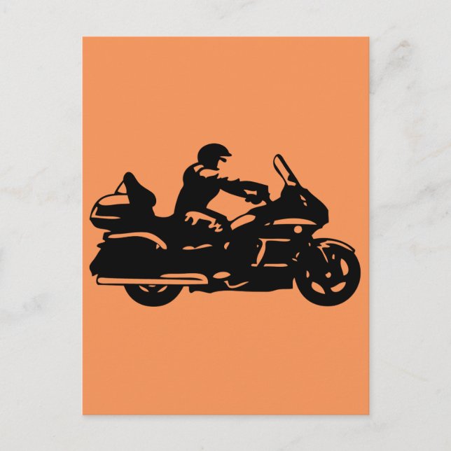 Cartão Postal moto-dourado (Frente)