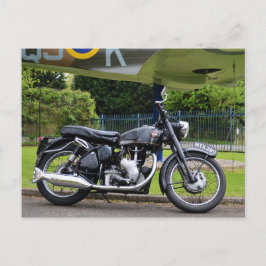 Cartão Postal Moto E Fogo