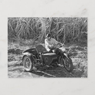 Cartão Postal Motobicicleta