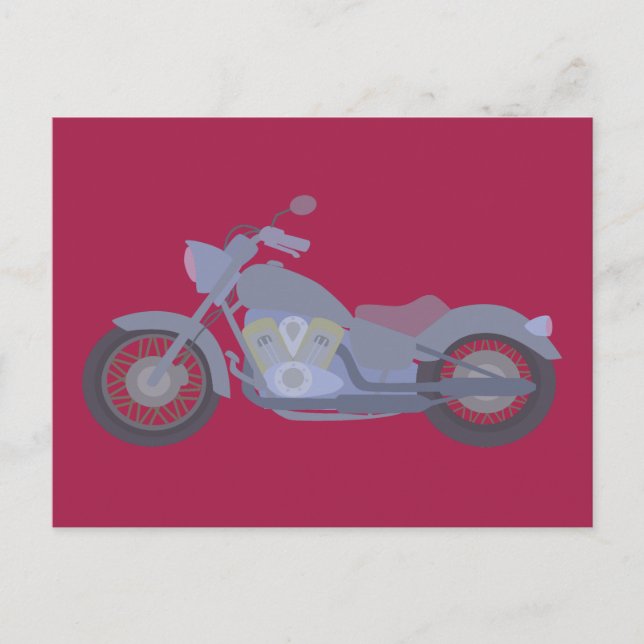Cartão Postal Motocicleta (Frente)