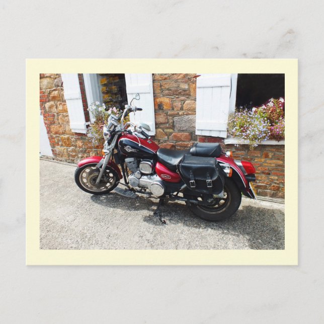 Cartão Postal Motocicleta Daelim (Frente)