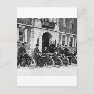 Cartão Postal Motocicleta, início dos anos 1900