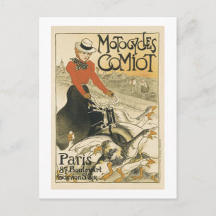Cartão Postal Motocicletas Comiot Por Theophile-Alexandre Steinl