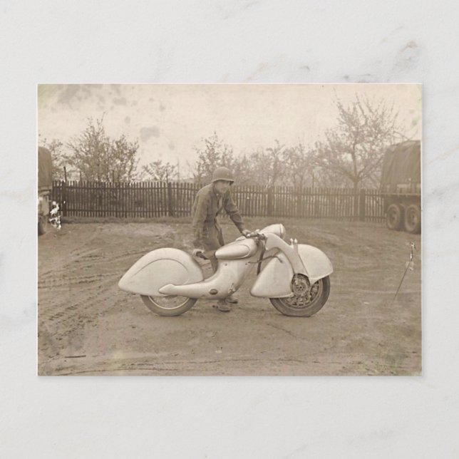 CARTÃO POSTAL MOTOCICLO DO MATADOR E FREUND. (Frente)