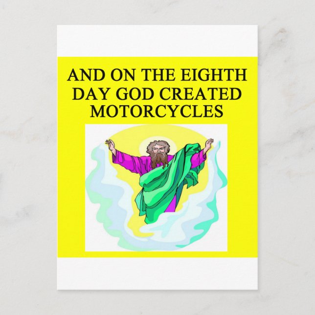 Cartão Postal motociclos criados (Frente)