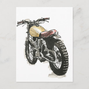 Cartão Postal Motociclos em Tinta III