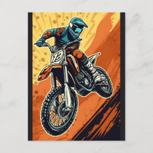 Cartão Postal Motocross