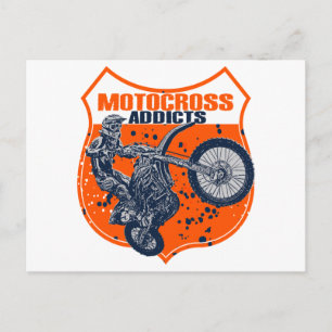 Cartão Postal Motocross