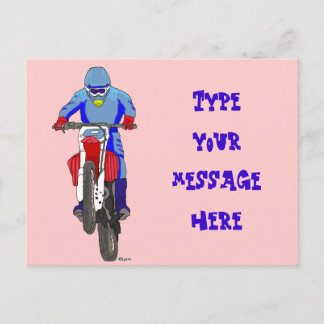 Cartão Postal Motocross 100