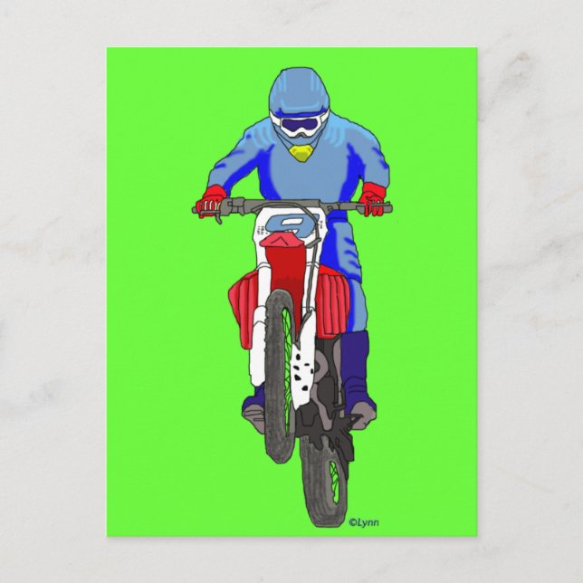 Cartão Postal Motocross 100 (Frente)