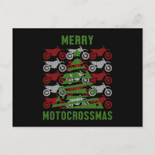 Cartão Postal Motocross Feliz Biker Motocross Gift