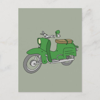 Cartão Postal Motografia Verde "Schwalbe"