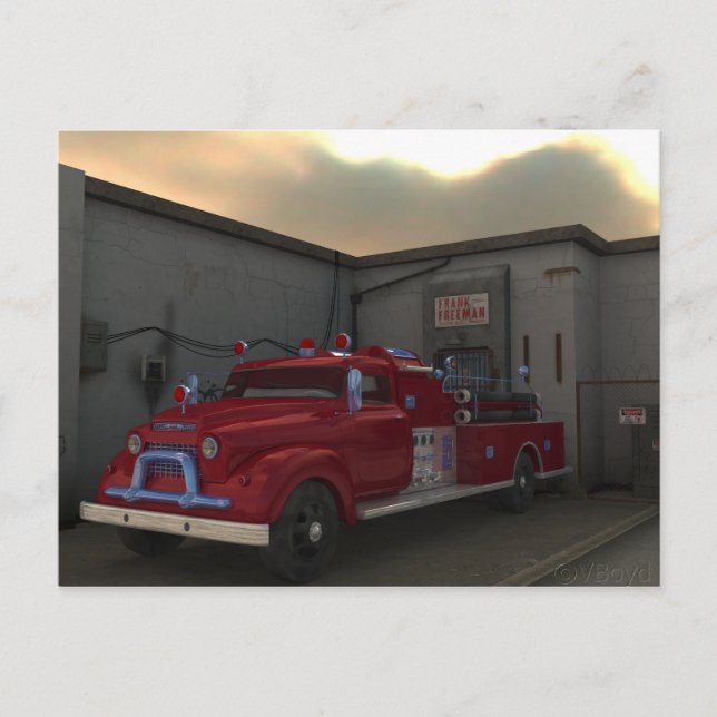 Cartão Postal Motor de Fogo (Frente)