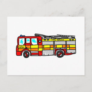 Cartão Postal Motor de incêndio