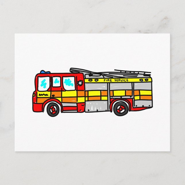 Cartão Postal Motor de incêndio (Frente)