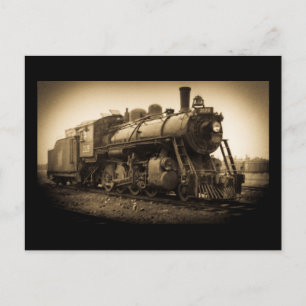 Cartão Postal Motor Nacional da Estrada de Ferro Canadense 2128