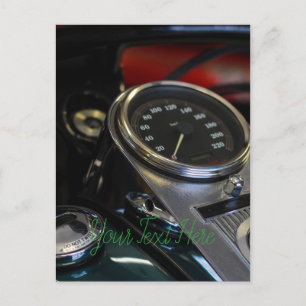 Cartão Postal Motorcicleta Biker Rider