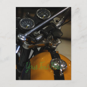 Cartão Postal Motorcicleta Biker Rider