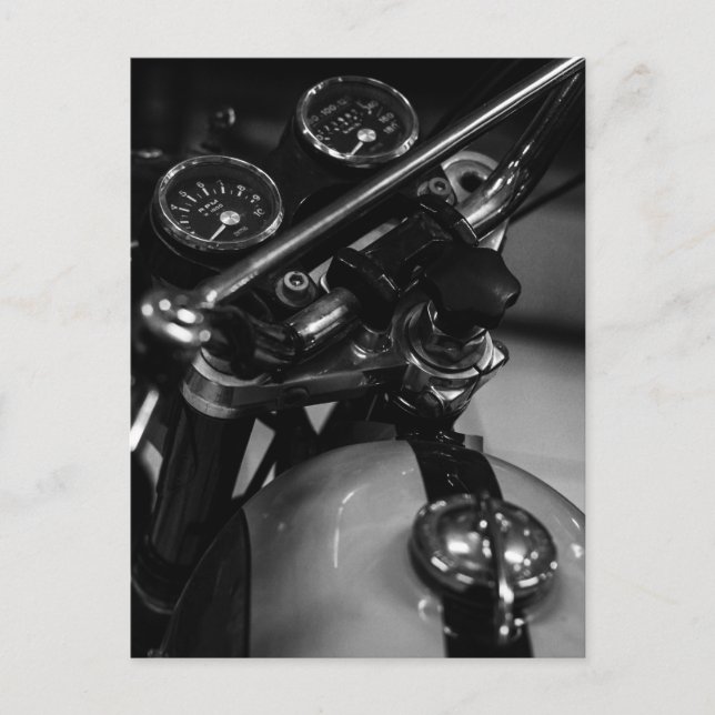 Cartão Postal Motorciclista Biker Rider (Frente)