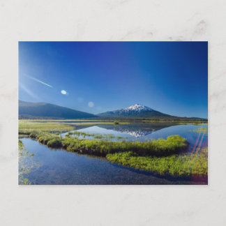 Cartão Postal Mount Bachelor Lens Flare