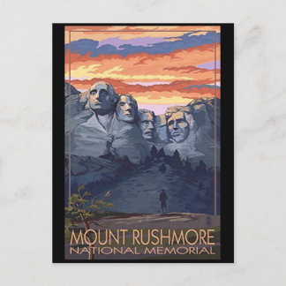 Cartão Postal Mount Rushmore