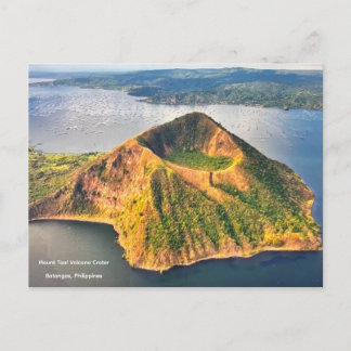 Cartão Postal Mount Taal Volcano Crater, Philippines - 