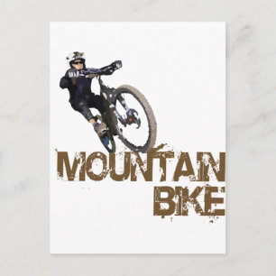 Cartão Postal Mountain bike