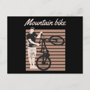 Cartão Postal Mountain Bike Rider