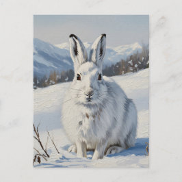 Cartão Postal Mountain Hare na Escócia Viagem