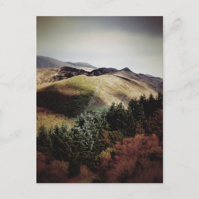 CARTÃO POSTAL MOUNTAIN VIEWS OF WALES (Frente)