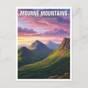 Cartão Postal Mourne Mounains Norte Irlanda