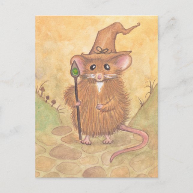Cartão Postal Mouse do assistente (Frente)