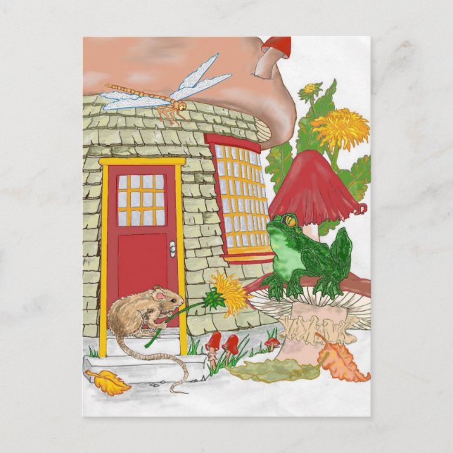 Cartão Postal Mouse House (Frente)