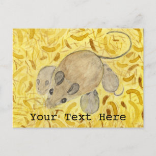 Cartão Postal Mouse Nest