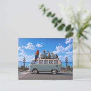 Cartão Postal Mouse Pad Viagem pela Estrada Costeira do Rapaz Se