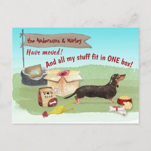 Cartão Postal Movendo Brinquedos Negros de Cachorro Negro Nossa 