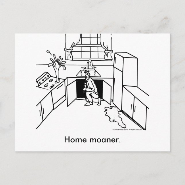 Cartão Postal Movimentação em casa, Moaner. (Frente)