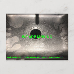 Cartão Postal Movimentação personalizável, nome da alteraçã