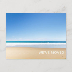 Cartão Postal Movimentamos a praia para casa Novo endereço Foto 