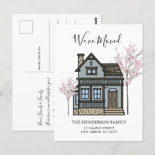 Cartão Postal Movimentamos o novo Cartão-Postal de Anúncio de Mo