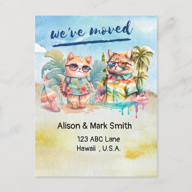 Cartão Postal Movimentando o novo anúncio da Casa (Frente)