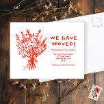 Cartão Postal MOVIMENTO ANÚNCIO BURACO Buquê de flor selvagem<br><div class="desc">Envie uma mensagem sobre sua mudança para amigos e familiares com esta adorável arte floral. Personalize este cartão desenhado à mão com seu próprio texto na frente e atrás! Personalize clicando em "personalizar" para alterar o texto ou "editar design" para alterar fontes, cores e muito mais! Se quiser algo personalizado,...</div>