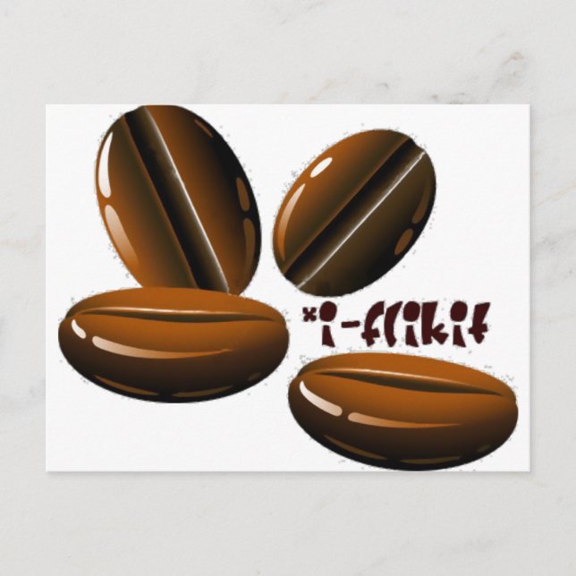 Cartão Postal movimento de feijão (Frente)