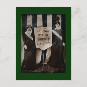Cartão Postal Movimento pelo Sufrágio Feminino